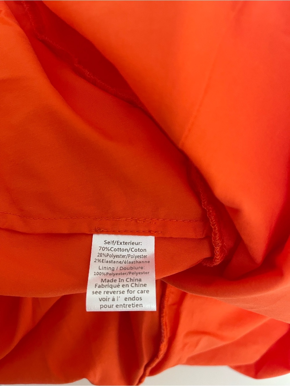 CAROLINE CONSTAS Lucia Off the Shoulder Puff Sleeve Ruffle Hem Orange Maxi Sz L - Picture 8 of 8